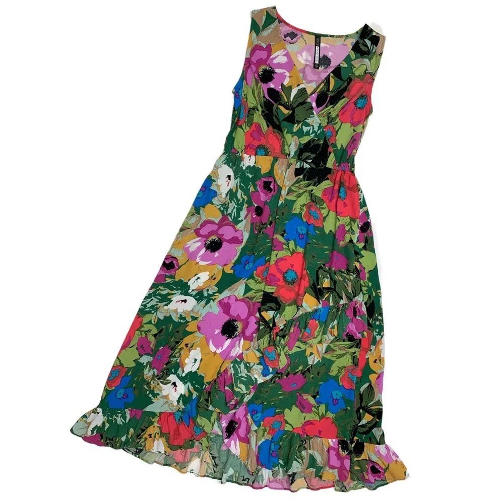 Plenty by Tracy Reese Floral Faux Wrap Dress - Picture 3 of 16